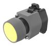 ACTUATOR, YELLOW, PLASTIC, TRANSPARENT 704.060.4