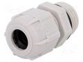 Cable gland; M16; 1.5; IP68; polyamide; grey; UL94V-2 BM GROUP BM4917