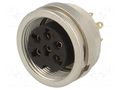 Connector: M16; socket; female; PIN: 6; 5A; 250V; soldering; IP40 LUMBERG KFV-60