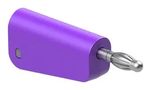 BANANA TEST CONN, PLUG, 19A, VIOLET, CBL 64.1040-26