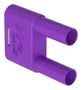 BANANA TEST CONN, PLUG, 32A, VIOLET, CBL 66.4012-26