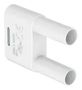 BANANA TEST CONN, PLUG, 32A, WHITE/CABLE 66.4012-29