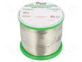 Tin; lead free; Sn96,5Ag3Cu0,5; 700um; 500g; reel; 217÷219°C; 3% CYNEL SAC305-0.7/0.5