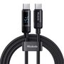 Mcdodo CA-5780 USB-C to USB-C 60W data cable 1.2m (black), Mcdodo CA-5780