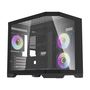 Darflash FT418 computer case + 6 aRGB fans (black), Darkflash FT418 Black