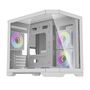 Darflash FT418 computer case + 6 aRGB fans (white), Darkflash FT418 White