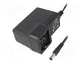 Power supply: switching; mains,plug-in; 18VDC; 2.22A; 40W; 88% MEAN WELL GEM40I18-P1J