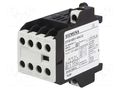 Contactor: 4-pole; NC + NO x3; 24VAC; 8.4A; 3TG10; screw terminals SIEMENS 3TG1001-0AC2