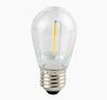 LED bulb E27 230V ST45 1W, FILAMENT, warm white 2700K, 50lm, plastic 478559 5907777478559