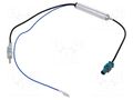 Connector: antenna adapter; DIN plug,Fakra plug; straight 4CARMEDIA ZRS-S/GOLFV-DIN