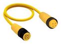 SENSOR CORD, MINI 7/8" PLUG-RCPT, 39.4  RSRK40-839/12M