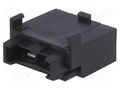 Fuse holder; 19mm; 20A; on cable,push-in; Leads: connectors; black MTA MTA-INLINE-UNI