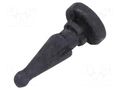 Fastener for fans and protections; Ømount.hole: 5mm; black RICHCO FM-3
