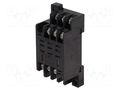 Socket; PIN: 11; for DIN rail mounting; LY3 OMRON PTF11A