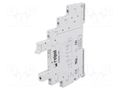 Socket; PIN: 5; 6A; 250VAC; for DIN rail mounting; screw terminals RELPOL PI6W-1P