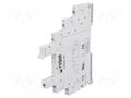Socket; PIN: 5; 6A; 250VAC; for DIN rail mounting; screw terminals RELPOL PI6W-1P