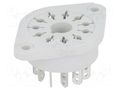 Socket; PIN: 11; 10A; 250VAC; on panel; for soldering; -40÷70°C RELPOL GOP11