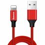 Baseus Yiven USB / Lightning Cable with Material Braid 1,8M red (CALYW-A09), Baseus 6953156249080 6953156249080