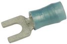 TERMINAL, SPADE/FORK, #6, CRIMP, BLUE 8-35559-1