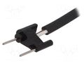 Cable with plug; 230VAC; 24VDC; -20÷55°C; 2m; black GELBAU 3020.1302