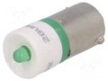 LED lamp; green; BA9S; 28VDC; 28VAC CML INNOVATIVE TECHNOLOGIES 18602451
