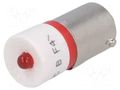 LED lamp; red; BA9S; 28VDC; 28VAC CML INNOVATIVE TECHNOLOGIES 18602450