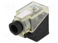 Connector: valve connector; plug; form A; 18mm; female; PIN: 3; IP65 MURRELEKTRONIK 7000-29521-0000000