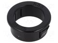 Grommet; Ømount.hole: 25.4mm; Øhole: 19.5mm; black KSS WIRING SB-25