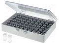 Set with containers; with boxes; Container size: 6x6x19mm LICEFA V11-3