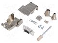 Connector: D-Sub HD; PIN: 15; plug; female; soldering; for cable ENCITECH DSSK09-M-HDS15-K