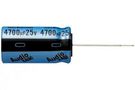 ALUMINUM ELECTROLYTIC CAPACITOR, 47UF, 6.3V, 20%, RADIAL UKA0J470MDD1TD