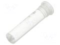 Fiber for LED; Ø3.2mm; L: 11.1mm; round; Front: flat; straight MENTOR 1282.1601
