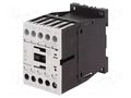 Contactor: 3-pole; NO x3; Auxiliary contacts: NC; 110VAC; 12A; 690V EATON ELECTRIC DILM12-01-110VAC