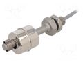 Sensor: liquid level; -30÷80°C; OUT: SPST-NC; lead; 0.5A; 10W; LS02 MEDER LS02-1B66-S-500W