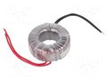 Transformer: toroidal; 50VA; 230VAC; 8V; 6.25A; Leads: cables; IP00 INDEL TST50W/8V