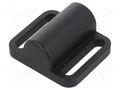 Locator; for spring latches; W: 46mm; zinc alloy; Øhole: 8mm ELESA+GANTER GN416.1-8-46