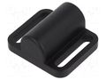 Locator; for spring latches; W: 46mm; zinc alloy; Øhole: 12mm ELESA+GANTER GN416.1-12-46