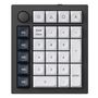 Keychron Q0 Max RGB Wireless Numeric Keyboard, Red Switch (Black) [Q0M-M1]., Keychron Q0M-M1