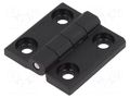 Hinge; Width: 40mm; technopolymer PA; black; H: 40mm ELESA+GANTER CFM40CH-5