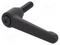 Lever; adjustable; Thread len: 40mm; Lever length: 78mm; GN 300 ELESA+GANTER GN300-78-M12-40-SW