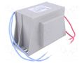 Transformer: mains; 135VA; 230VAC; 17V; 7.94A; Leads: cables; 200mm INDEL TSZZBA135/001M
