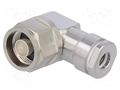 Connector: N; plug; male; CNT; angled 90°; 50Ω; clamp; for cable CommScope 400BPNR-C