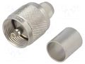 Connector: UHF (PL-259); plug; male; straight; RG213; crimped; 50Ω TELEGÄRTNER J01040A0006