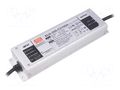 Power supply: switching; LED; 200W; 48÷96VDC; 1050÷2100mA; IP65 MEAN WELL ELG-200-C2100A