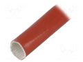 Insulating tube; fiberglass; brick red; -60÷250°C; Øint: 20mm FAVIER SCS4KV-20.0-RB-50