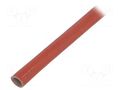Insulating tube; fiberglass; brick red; -60÷250°C; Øint: 6mm FAVIER SCS4KV-6.0-RB-200