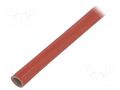 Insulating tube; fiberglass; brick red; -60÷250°C; Øint: 5mm FAVIER SCS4KV-5.0-RB-200