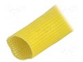 Insulating tube; fiberglass; yellow; -30÷155°C; Øint: 22mm; L: 50m FAVIER SVF3-22.0-YE-50