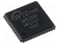 IC: Ethernet controller; SPI; QFN48; -40÷85°C; Ch: 8; 3.3VDC WIZNET W5200
