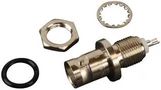 RF/COAXIAL BNC BULKHEAD JACK STR 50 OHM SOLDER 031-102